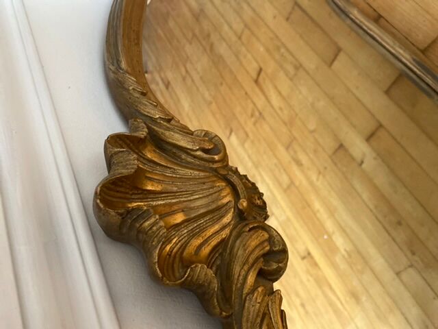 Old golden mirror 164x87cm