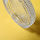 Crystal Glass Ashtray, Mid-Century Round Ashtray / Italy / 1960s