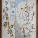 Old vintage school poster 60s mdi Brittany and Pays de la Loire