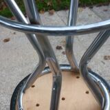 Black skai workshop stool