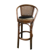 Rattan bar top stool