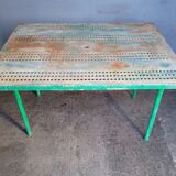 Table metal garden perforated sheet ep 1950