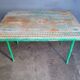Table metal jardin tole perforé ep 1950