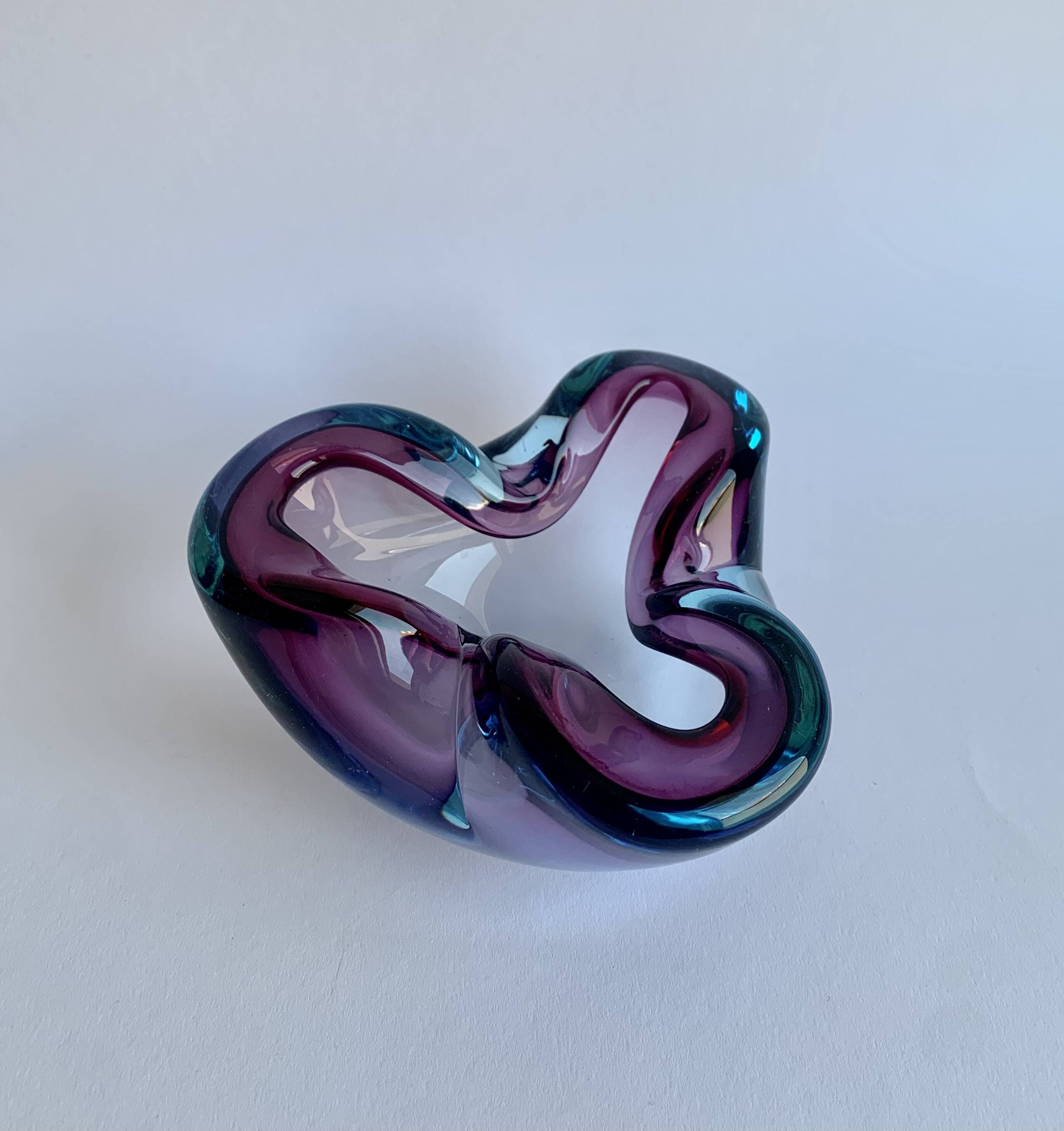 Murano glass ashtray