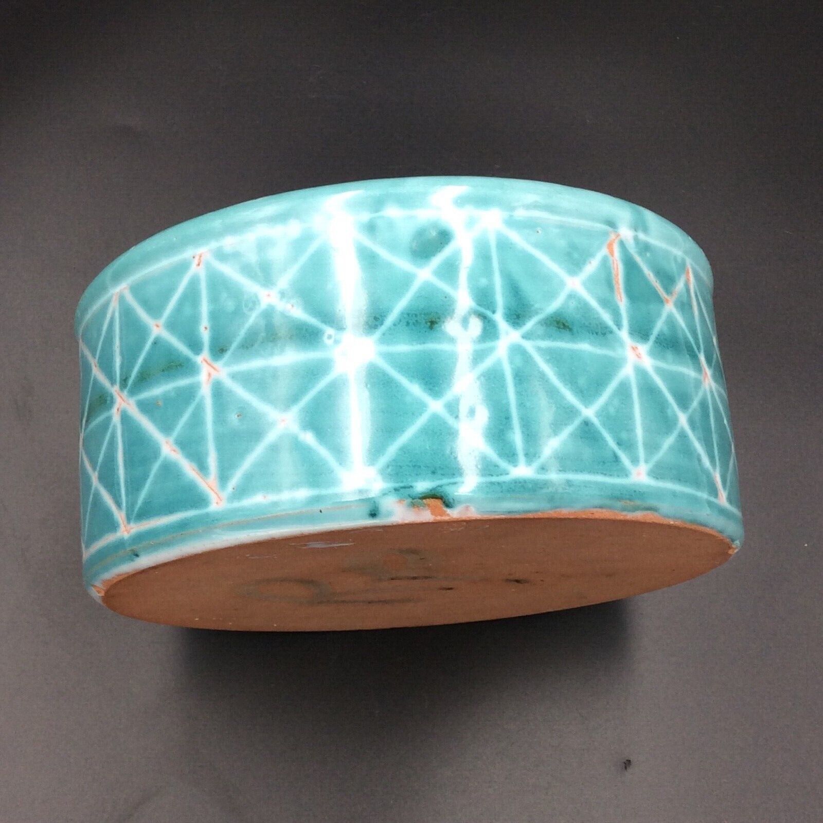 Hollow dish small salad bowl Ceramic R.P. Robert Picault Vallauris Vintage