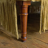 Mustard velvet toad bench