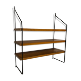 Vintage wall mount wood and metal