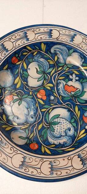 Painted Plate G.Licata Sciacca