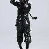 Bronze statue of the golfer Harry Vardon from the 1920s, Richard Thuss, Argentor Vienna.