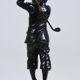 Bronze statue of the golfer Harry Vardon from the 1920s, Richard Thuss, Argentor Vienna.
