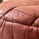 For round leather patchwork Dlg de sede, design 1970.