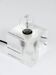 Cubic table or postmodern accent lamp in lucite, Italy, 1970s