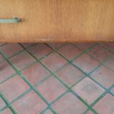 Showcase cabinet chest of drawers spindle foot