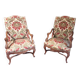 Louis XV style convertible armchairs