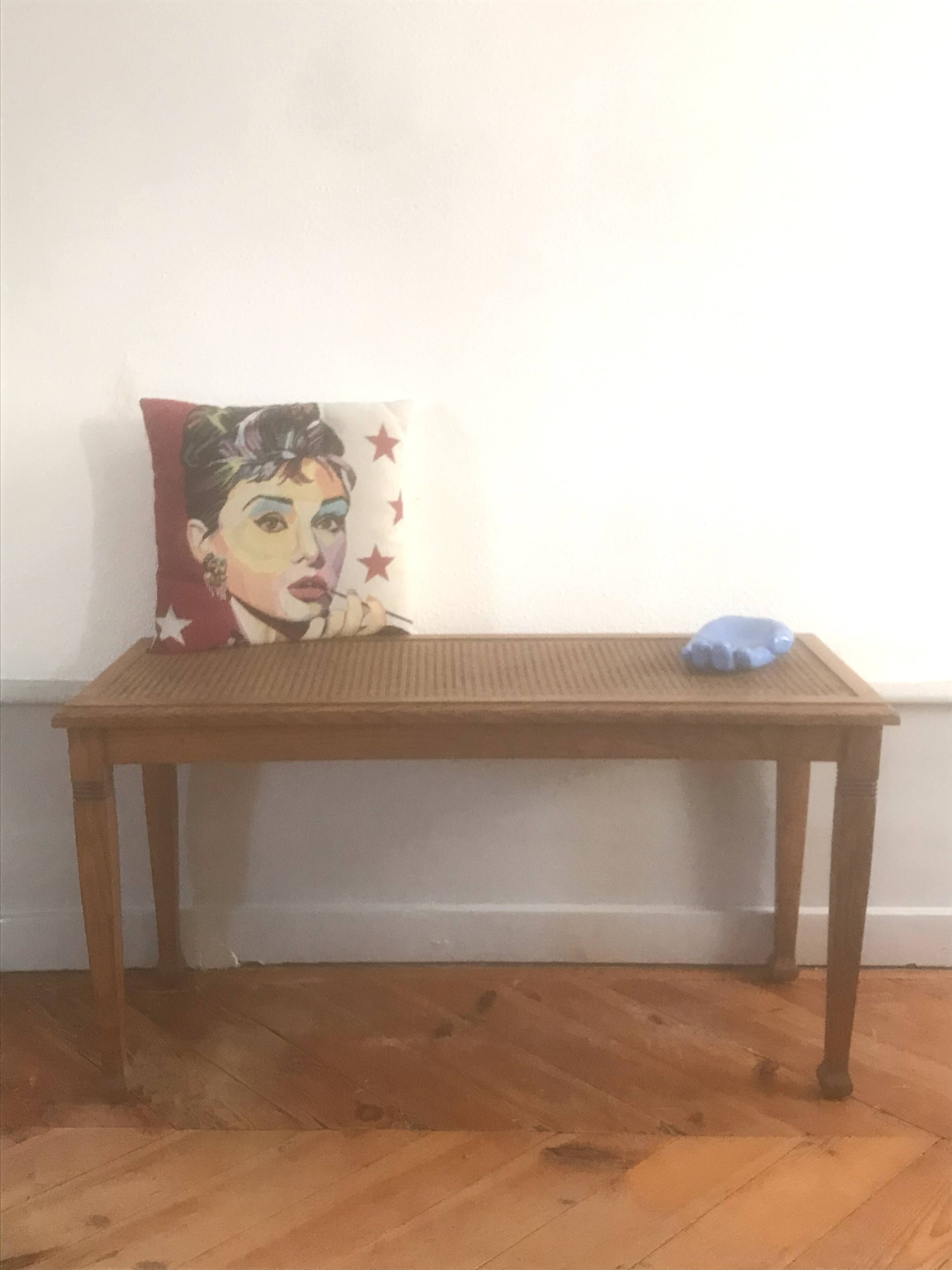 Wood and cane bench Gustave Serrurier Bovy 1900 Art Nouveau