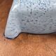 Antique blue speckled glass suspension in the style of Clichy – Draped shape