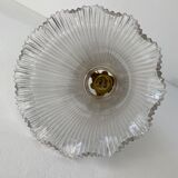 Vintage prismatic glass wall lamp