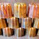 12 old vintage copper fluted molds