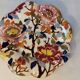 Hollow plate Gien floral decoration Peony