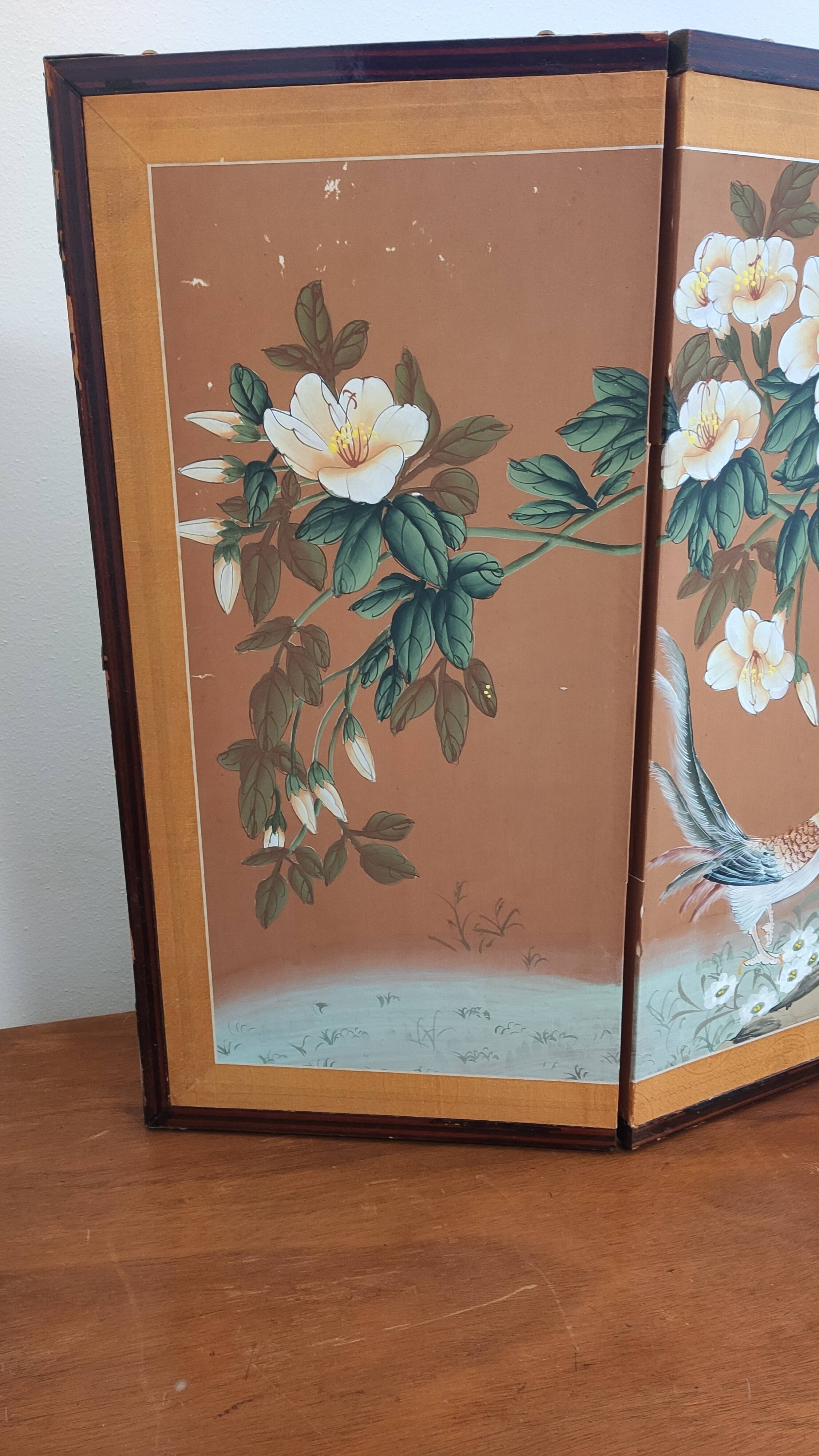 Japanese table screen, 4 ventaux