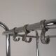 Freestanding Tubax coat rack with 4 tubes and 12 hooks, 1950s