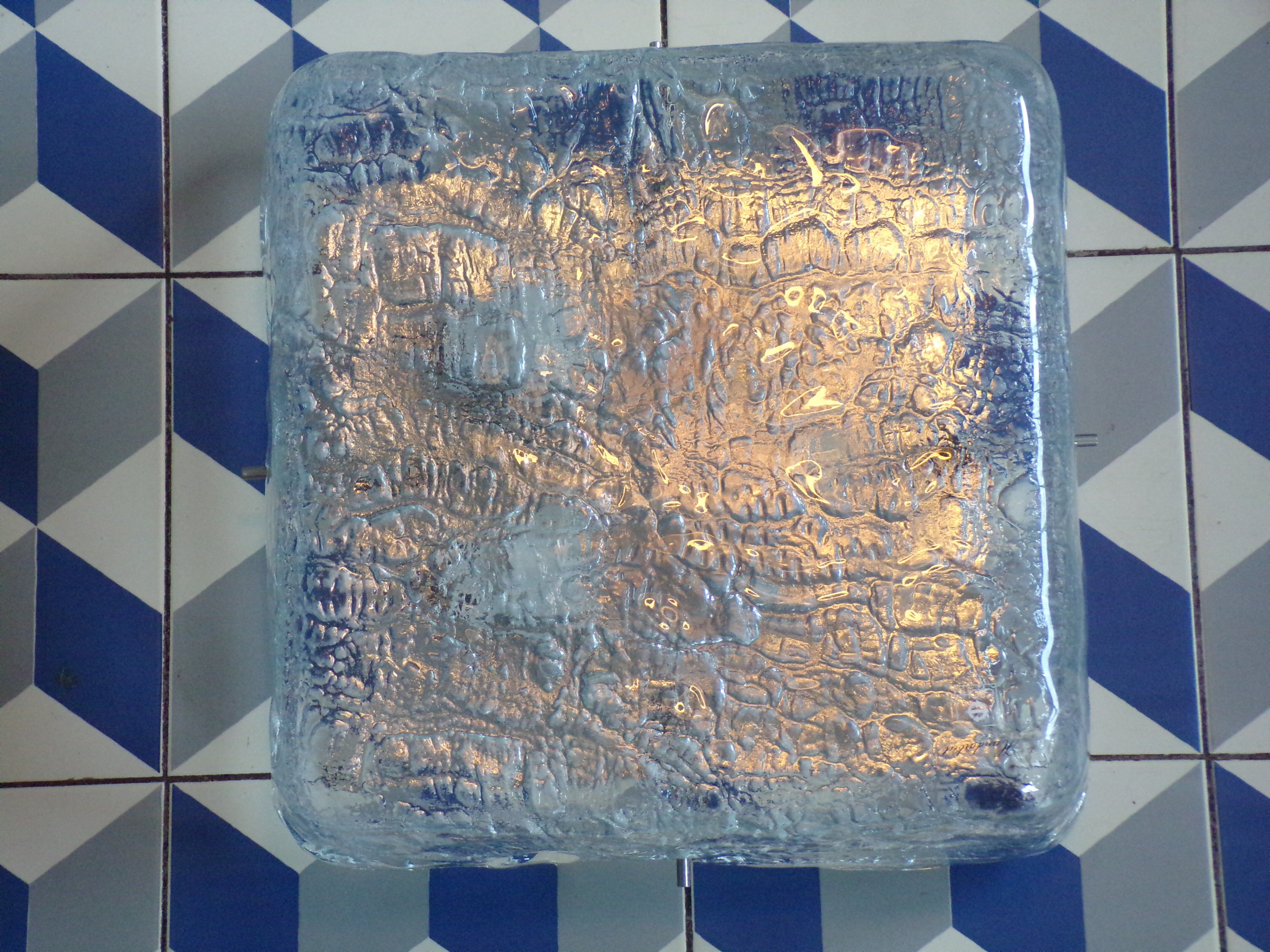 Grohe ice cube glass ceiling lamp