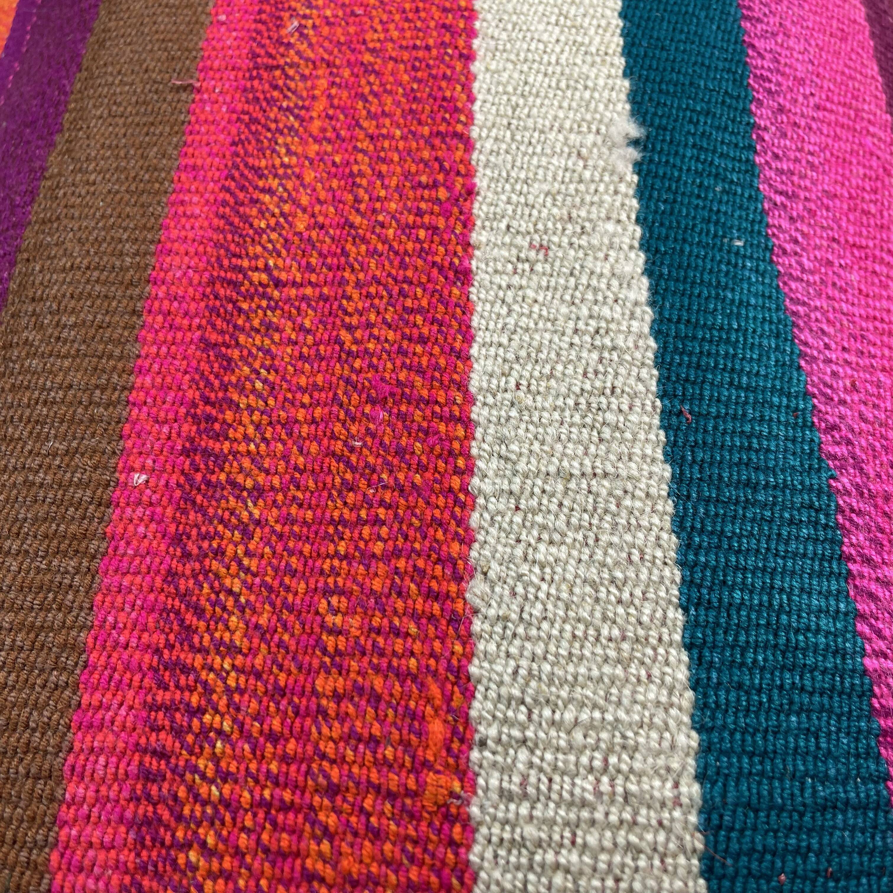 VINTAGE TURKISH HANDMADE CUSHION COVER , 30 X 50 CM