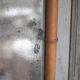 Bamboo effect wooden mirror, vintage wall mirror, decor