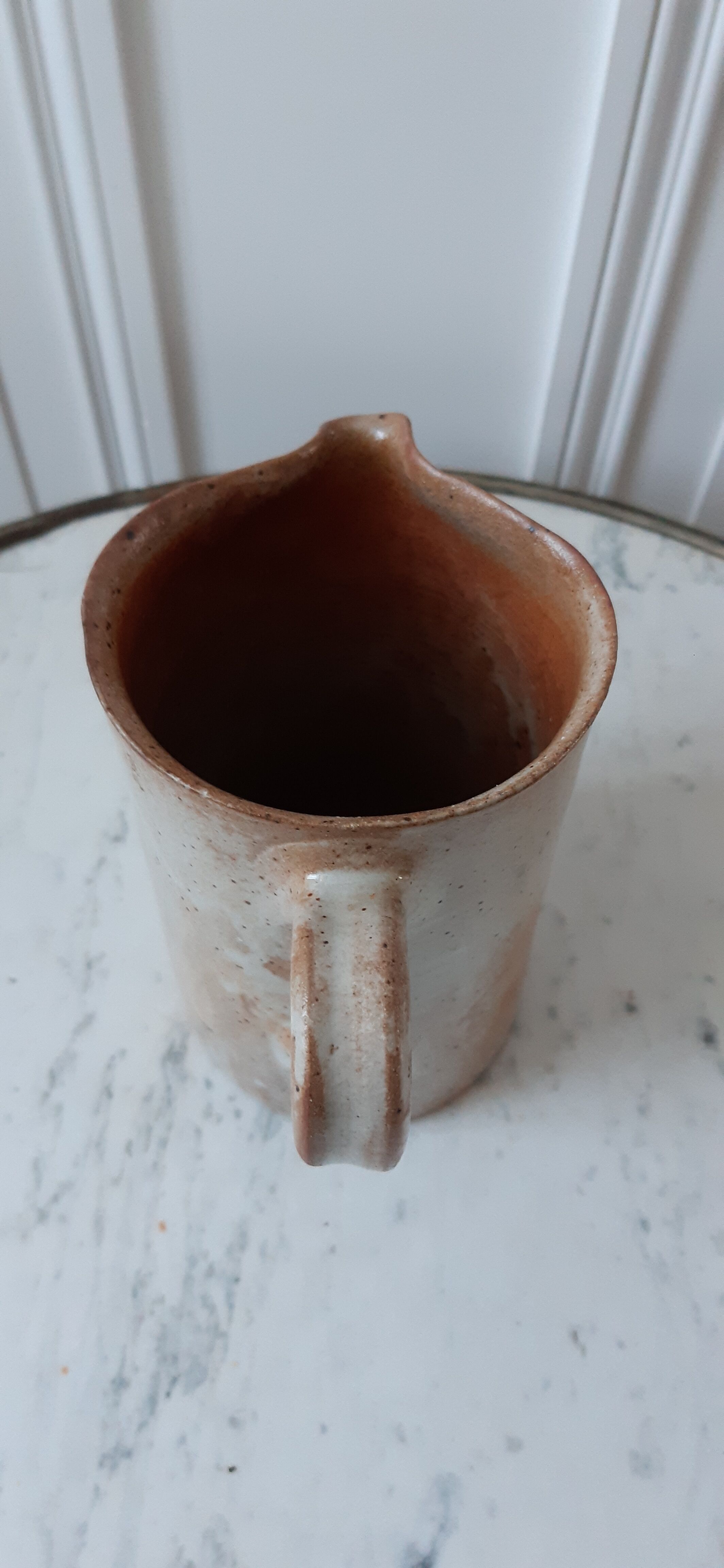 Pitcher in artisanal sandstone 70s