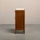 Art Deco Nightstand or Bedside table Oak and Marble, Dutch, 1930s