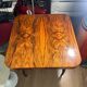 Rare walnut Spider table by Jindrich Halabala, 1950s.