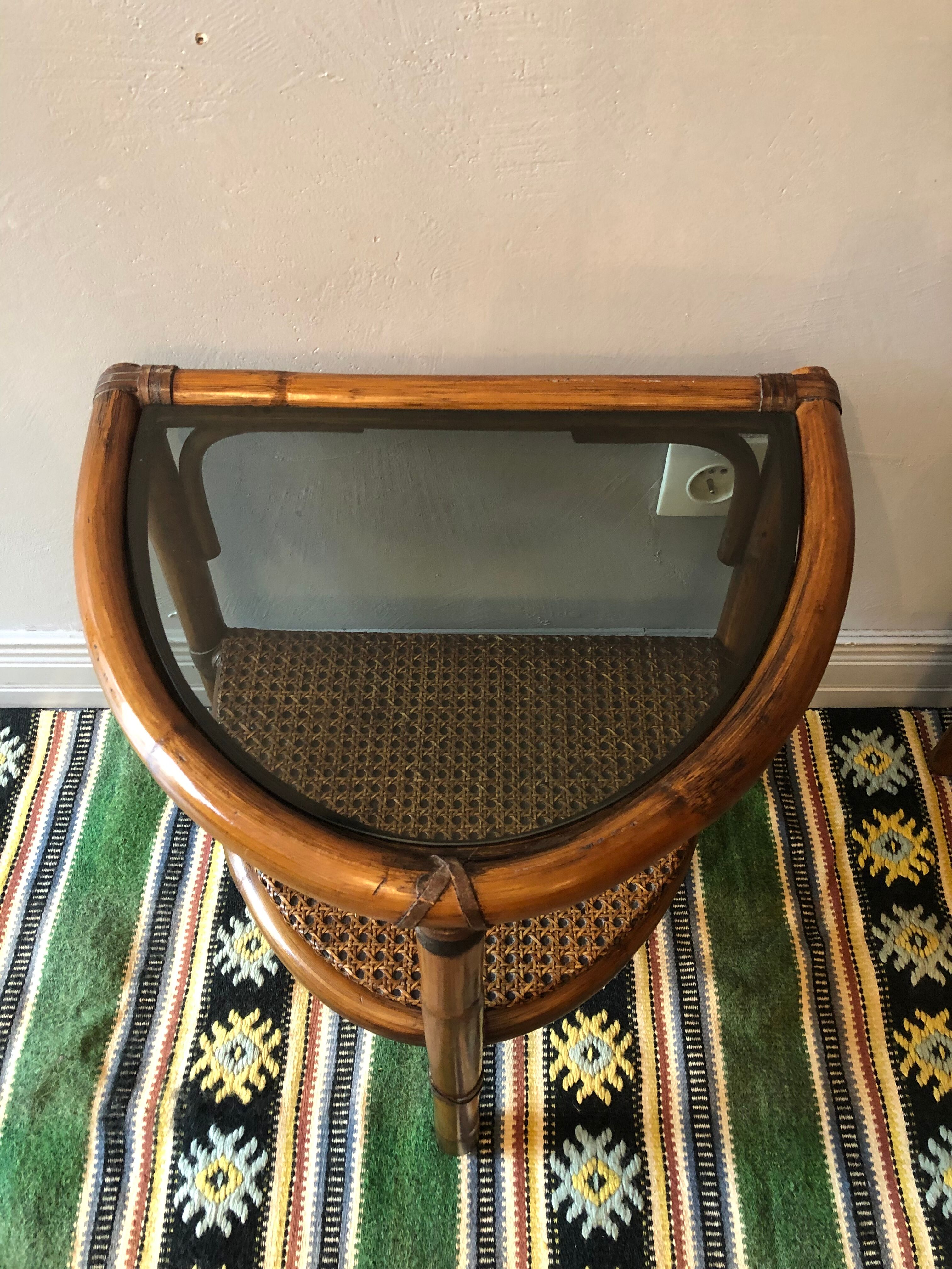 2 vintage bedside tables