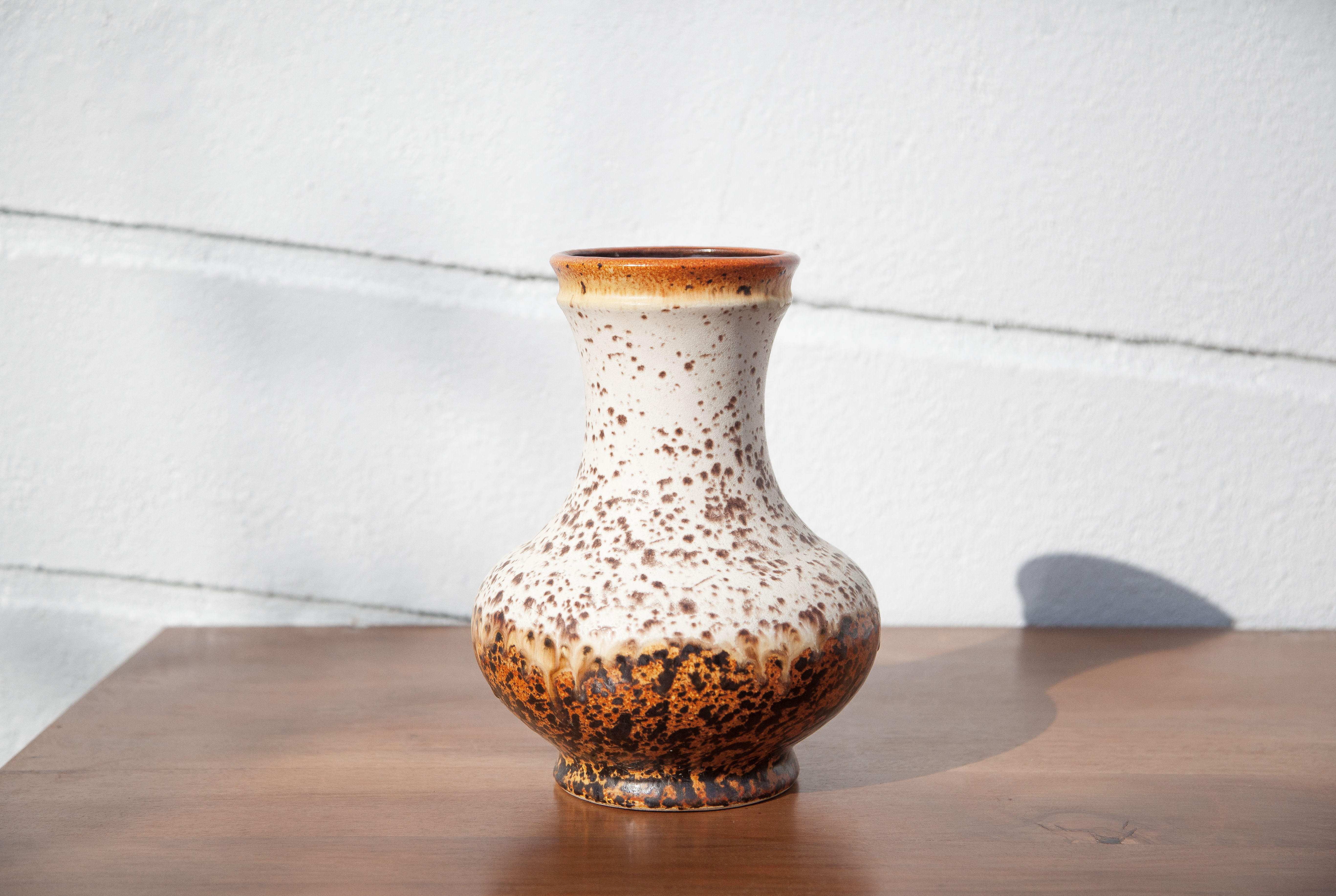 Ceramic vase 528-26 Uebelacker u-keramik, west germany