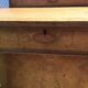 Davenport writing desk in fruitwood and burl veneer.