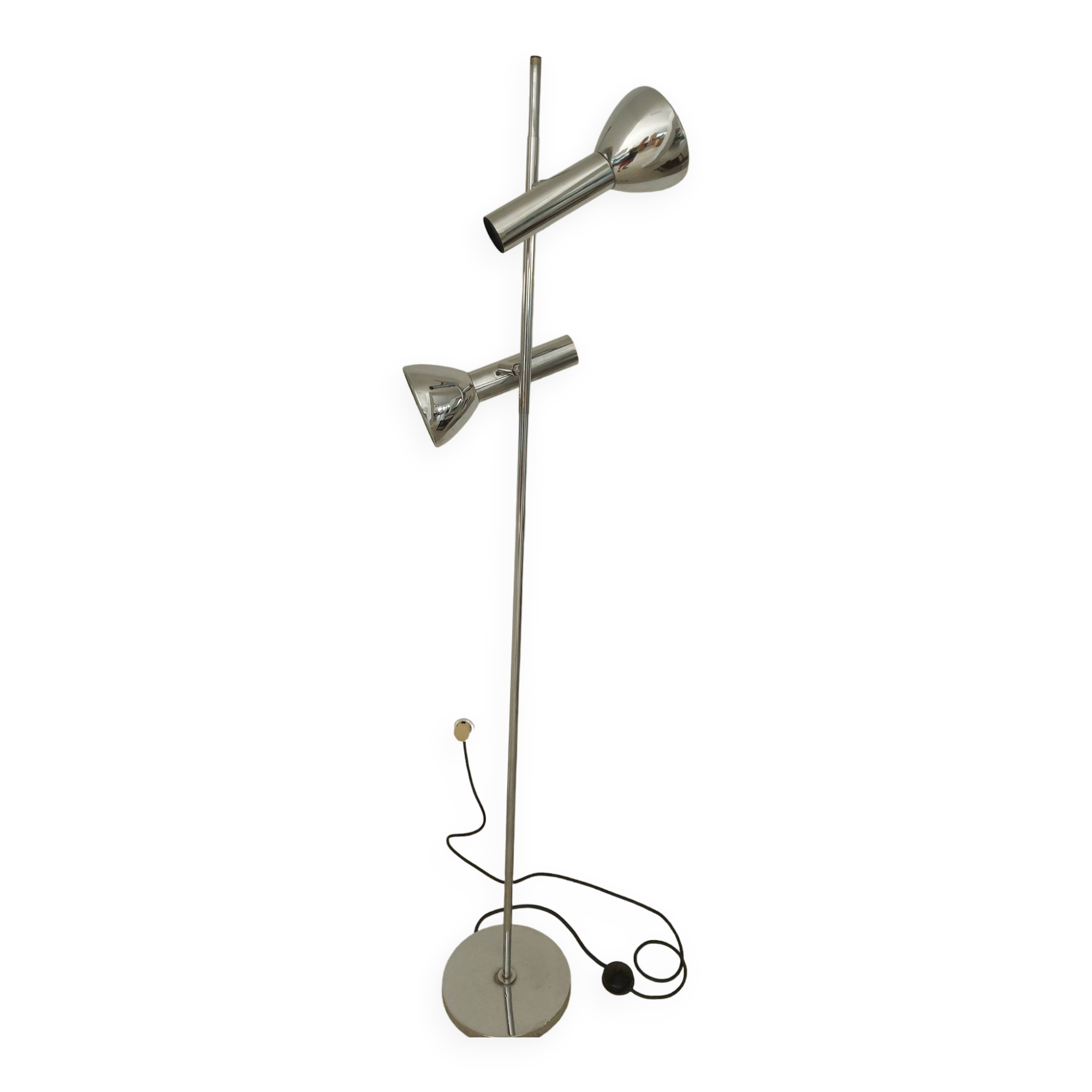 Vintage 70'S chrome floor lamp