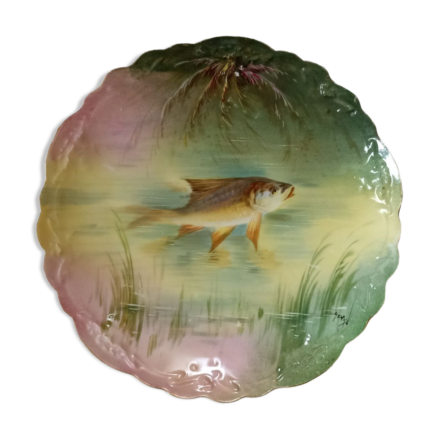 Plate n°1 - Balleroy, Mandavy and de Mavaleix 1904-1908 - fish -