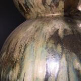 Roger Guerin, monumental trilobed vase, unique piece, 102 cm tall, salt-glazed stoneware