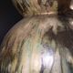 Roger Guerin, monumental trilobed vase, unique piece, 102 cm tall, salt-glazed stoneware