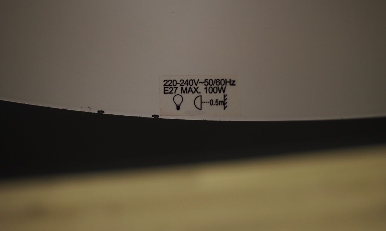 Lamp vintage 60 70 danish design retro