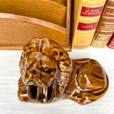 Vintage lion advertising ashtray
