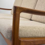 3-Seater Senator Sofa in Teak by Ole Wanscher for Cado, 1975