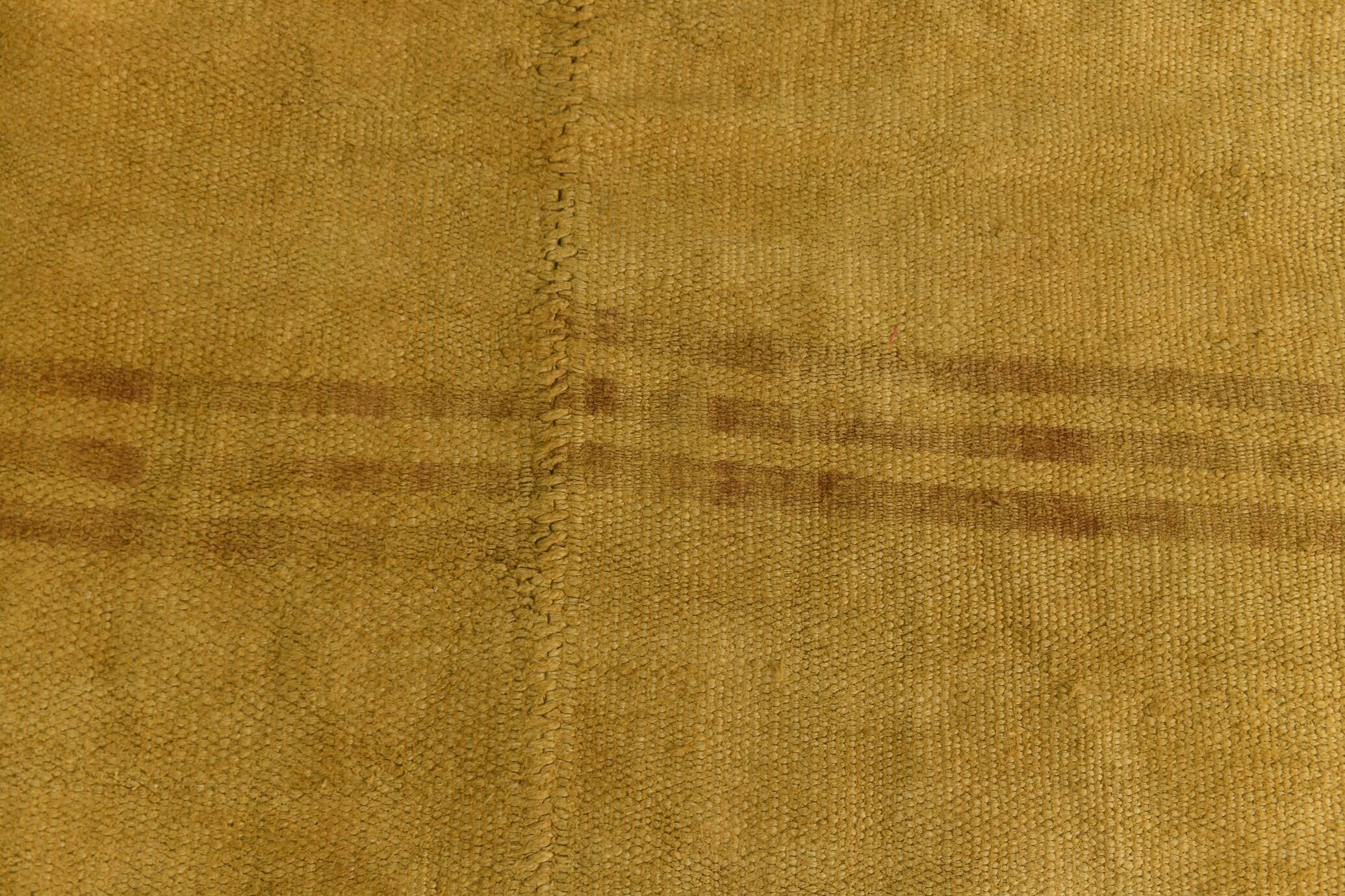 6x9 Mustard Yellow Handwoven Kilim Rug, Area Rug For Home Decor, 168x270 Cm