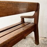 Banc d’école enfant ou de chapelle