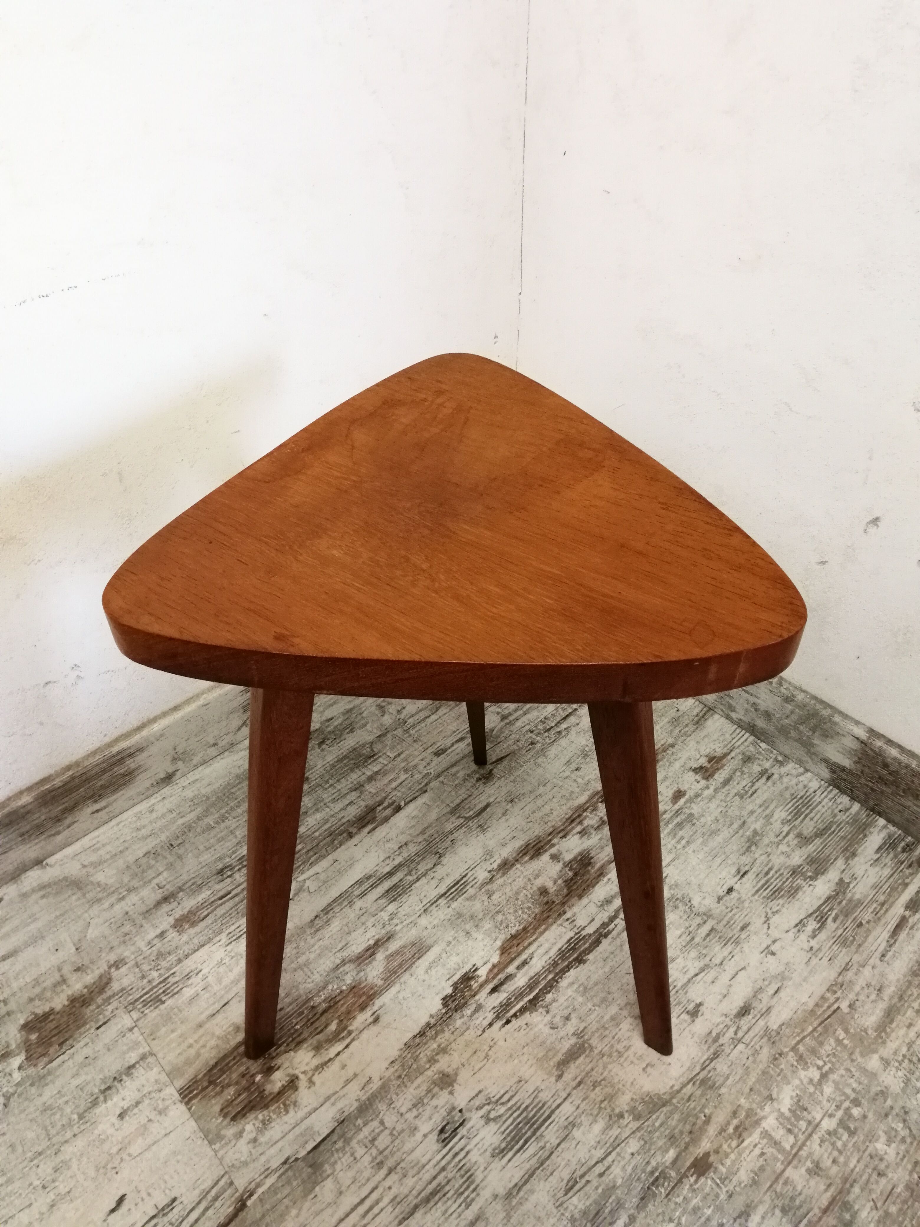 Scandinavian tripod stool