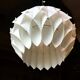 Lampe à suspension White Butterfly de Lars Schioler pour Hoyrup