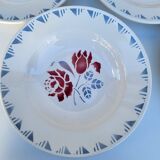 Lot 9 deep plates ▪︎ Art Deco ▪︎ Jane ▪︎ Niderviller
