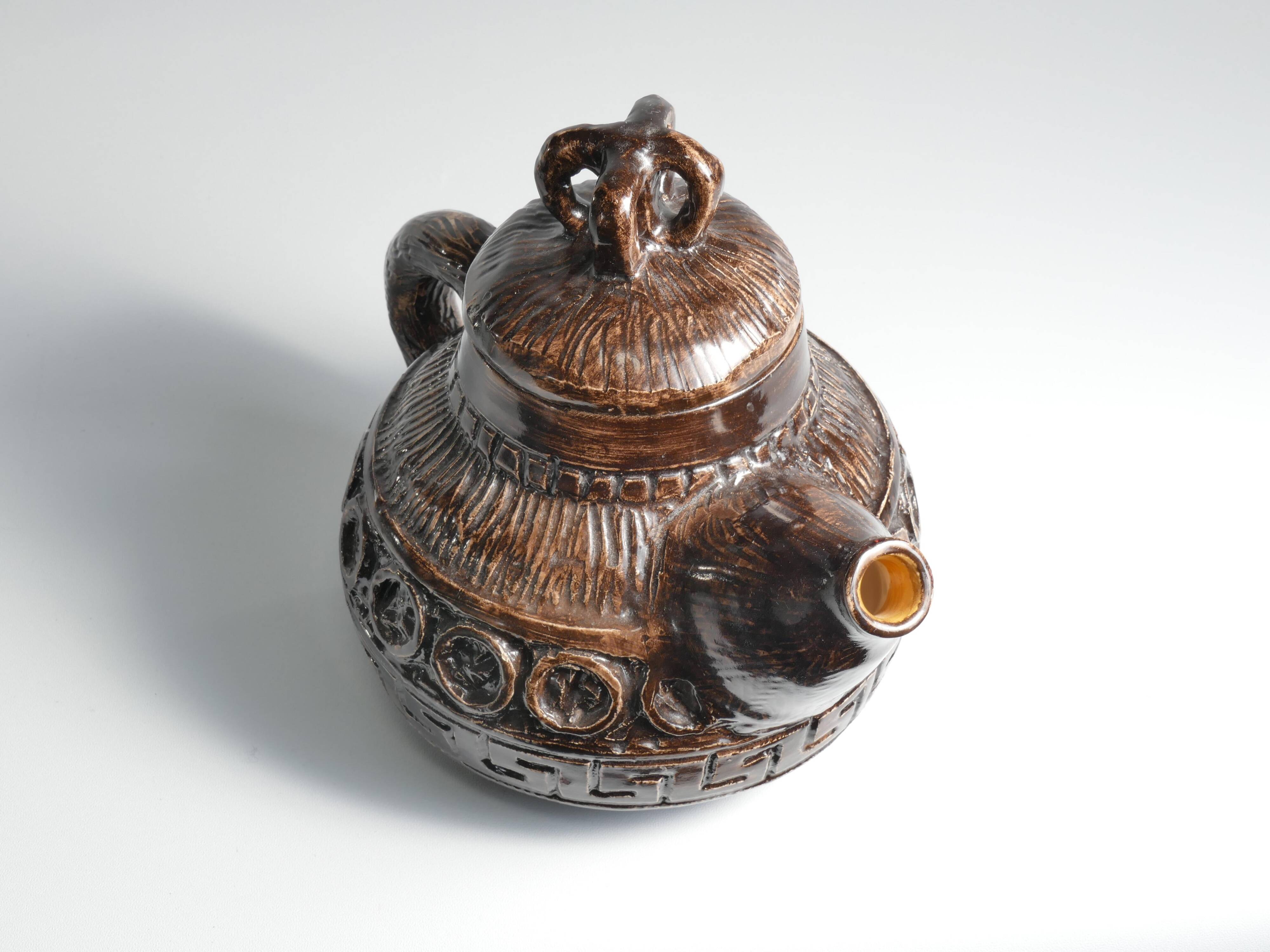 Vintage Playful Teapot by Allan Hellman Sweden 1967