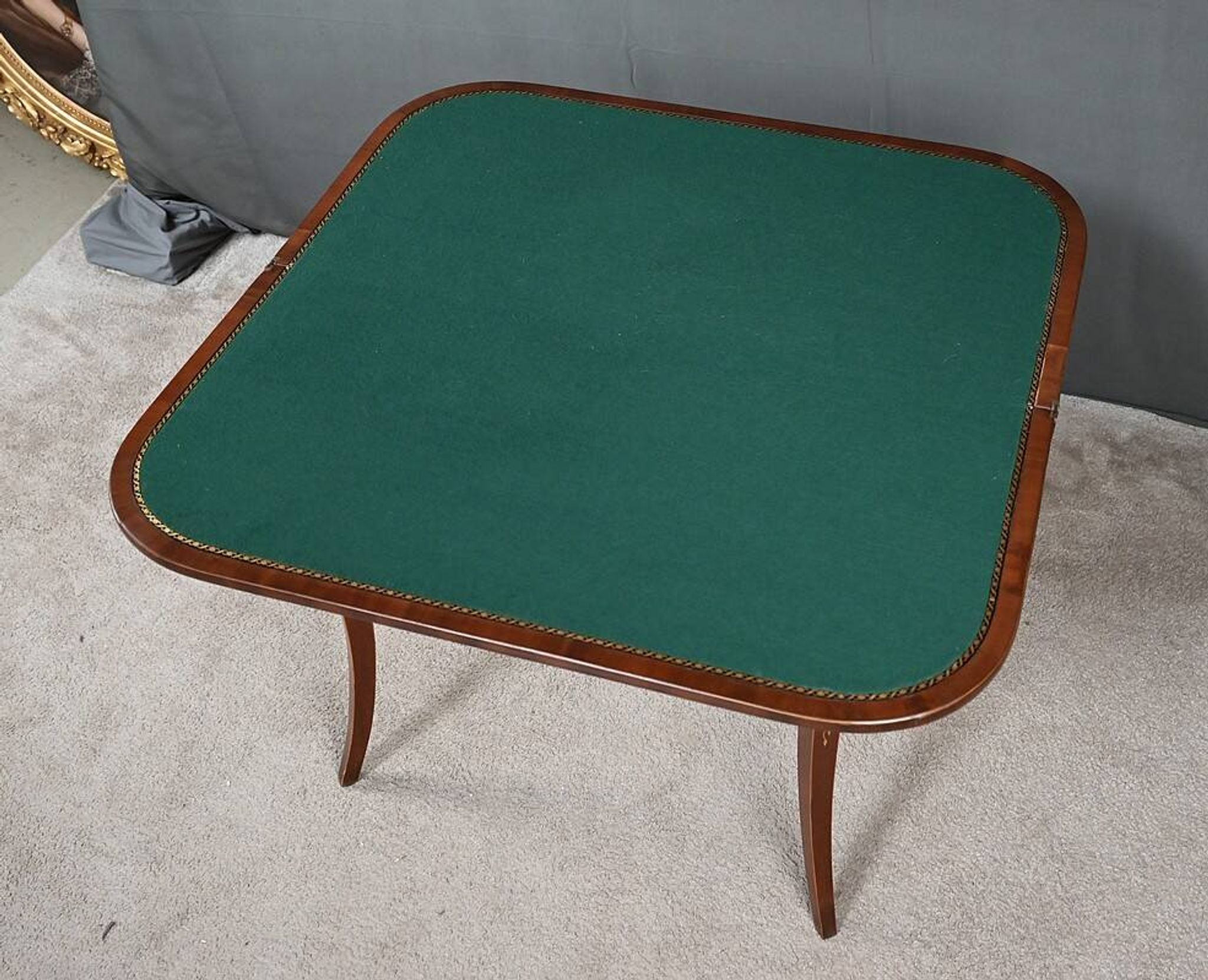Mahogany Game Console Table – 1920
