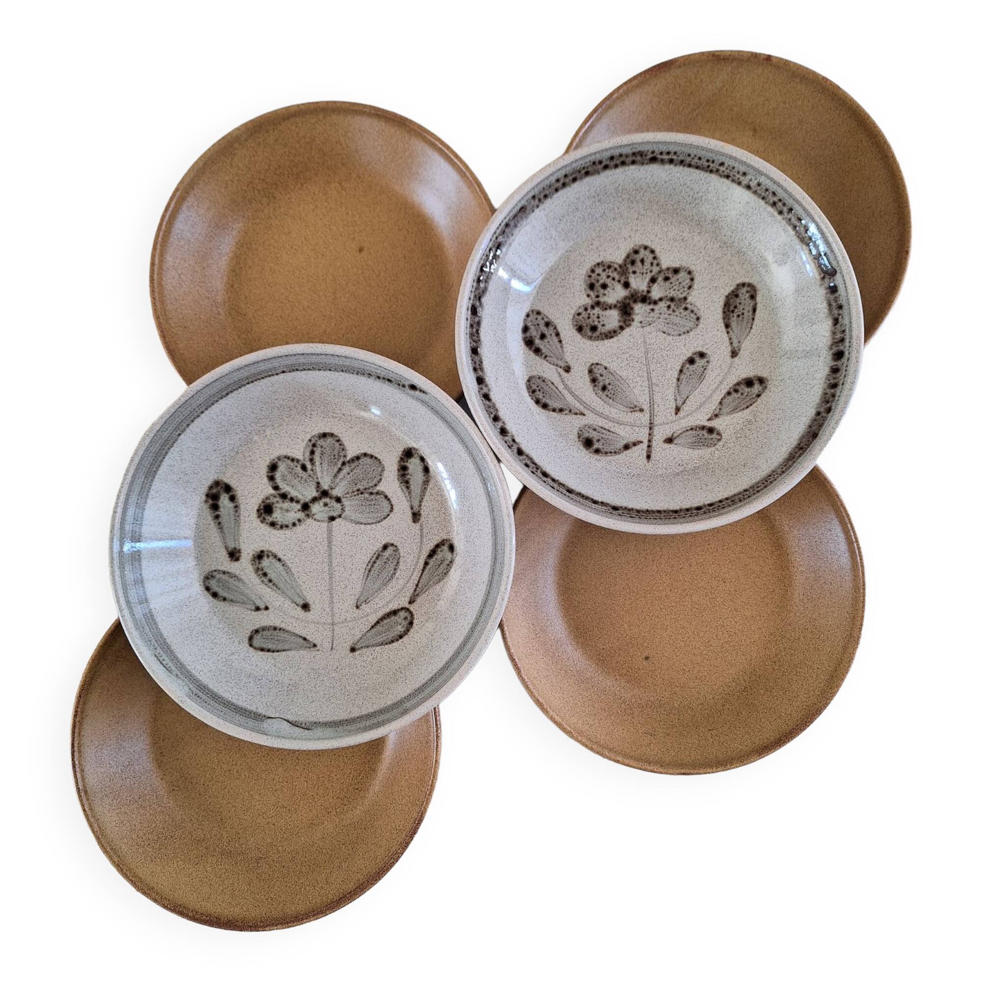 Vintage Sarreguemines stoneware plates