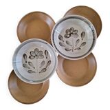 Vintage Sarreguemines stoneware plates